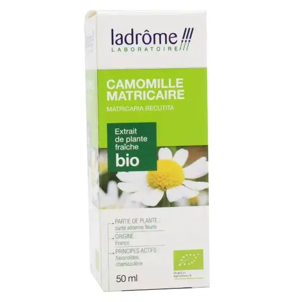 Extrato de Camomila Orgânica Fresca Ladrome 50ml