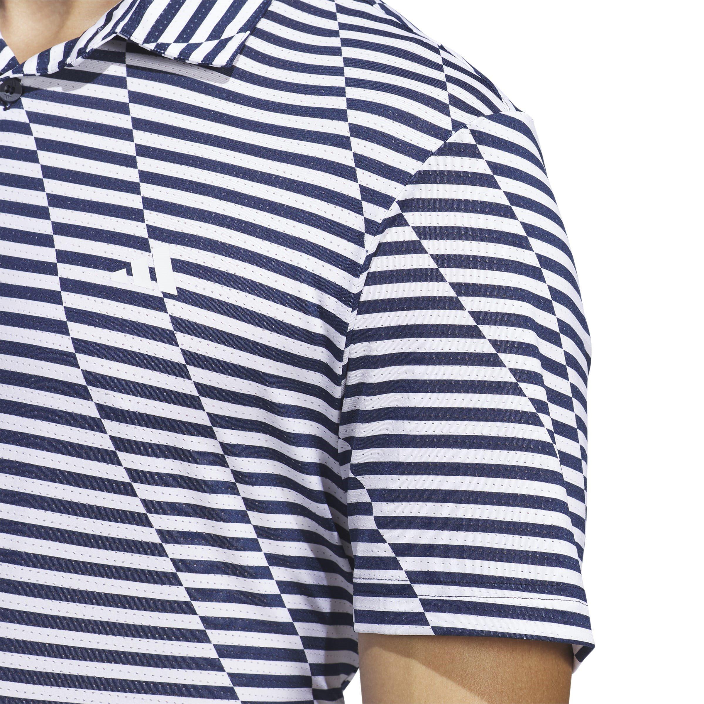 adidas Mesh Print Polo Shirt Mens