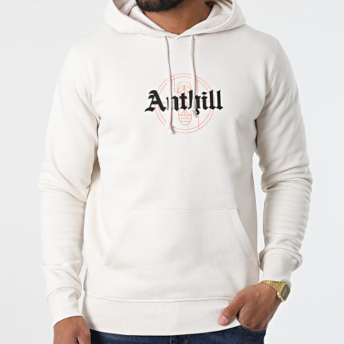 Sweat Capuche Gothic Beige