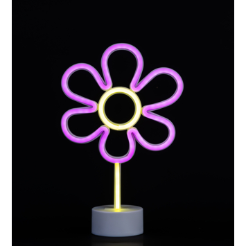 Neon tafellamp Bloem 30,5x20cm