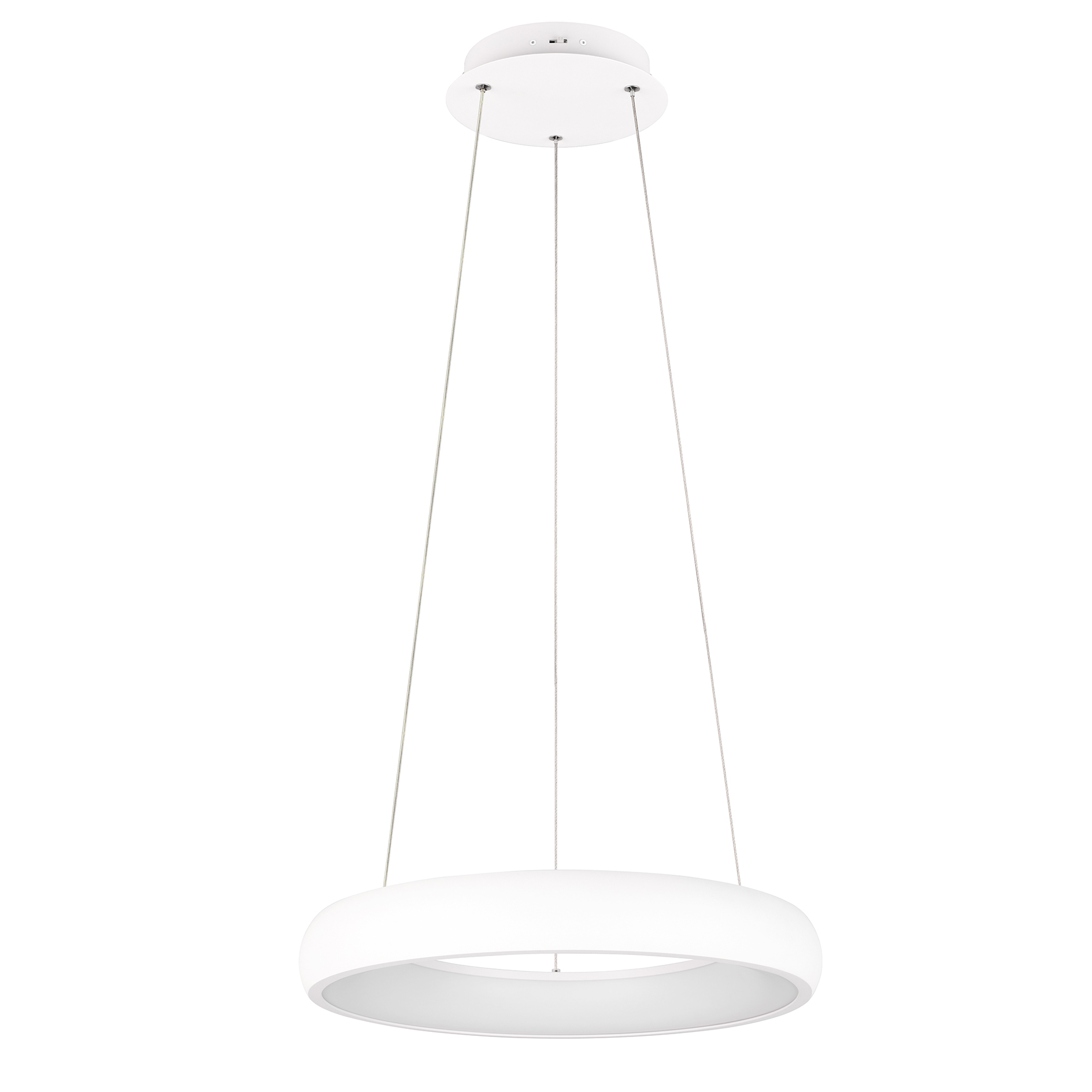LED-Pendelleuchte - weiß matt - dimmbar - Ø 46 cm