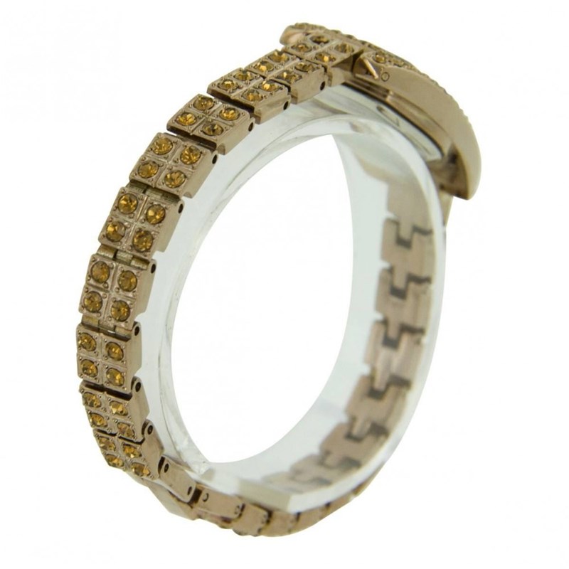 Montre Femme MEGADIAMS bracelet Acier Marron