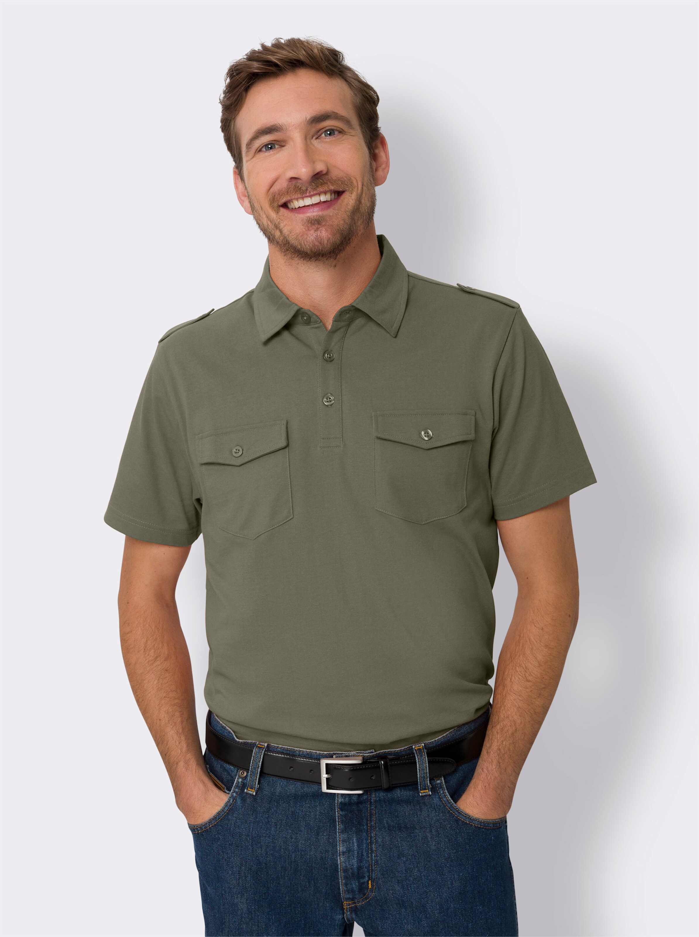Kurzarm-Poloshirt