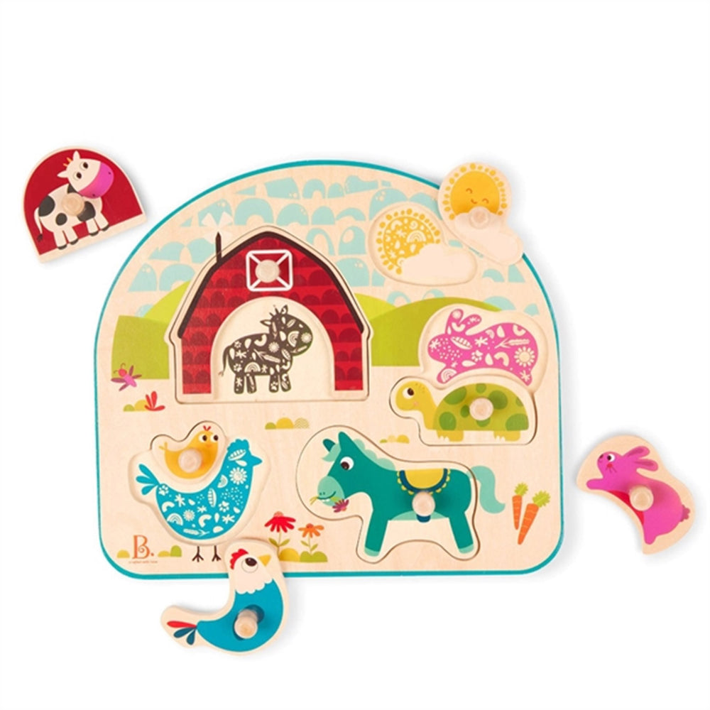 Køb B-toys Puslespil Bondegård