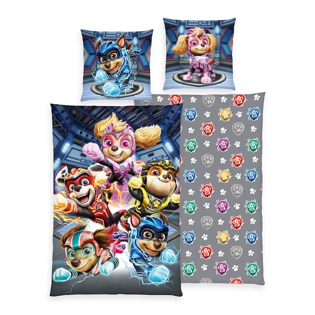 HERDING Kinder-Renforcé-Bettwäsche PAW PATROL 135 x 200 cm mehrfarbig