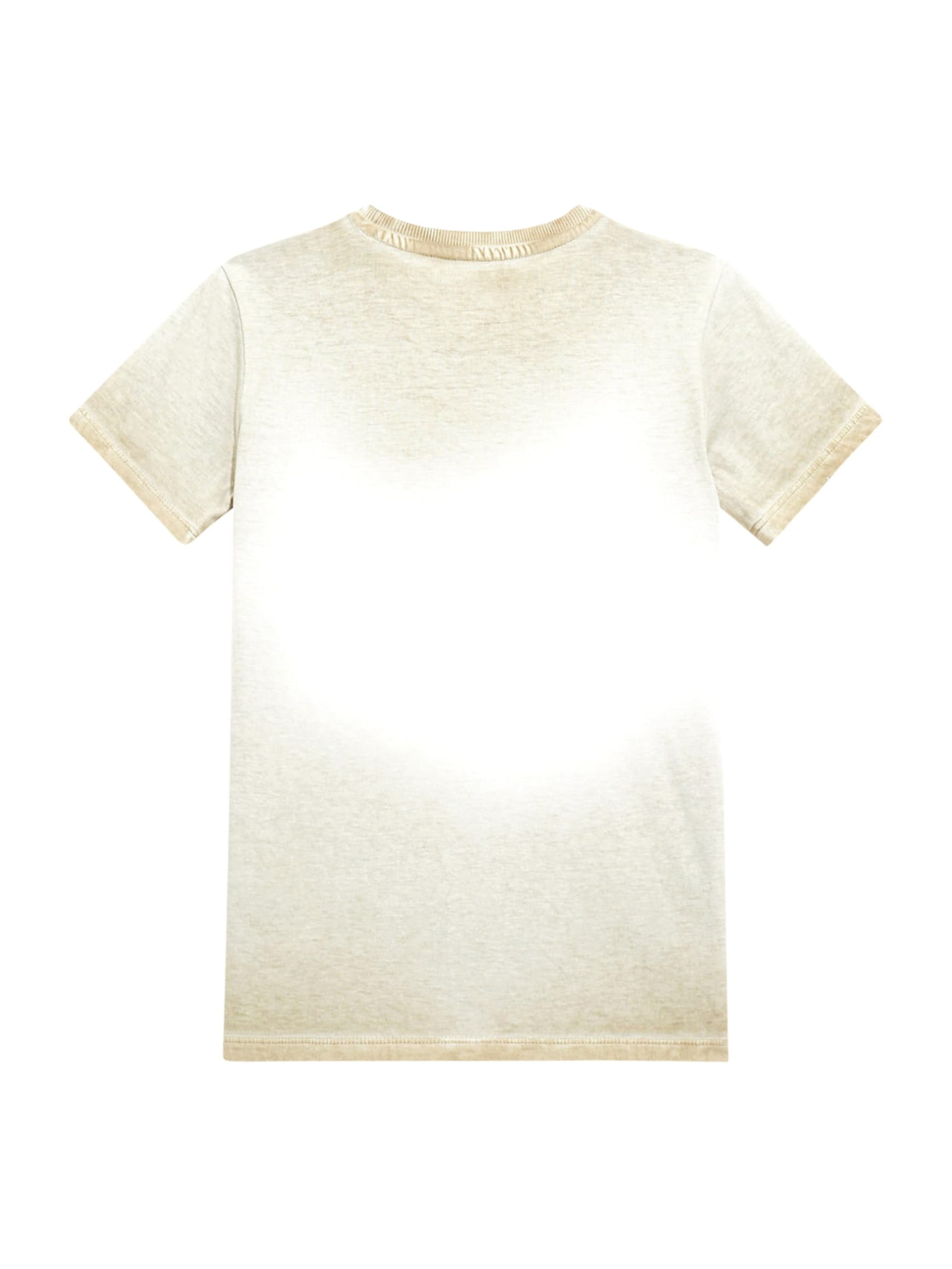 Camiseta com logo tingido em peça (tamanhos 7 a 18)