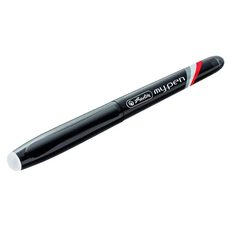 Herlitz Radierbarer Tintenroller my.pen, schwarz