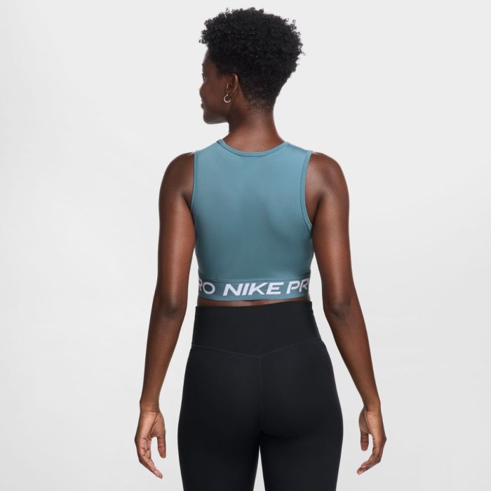 Nike Dame Singletter Pro Dri-FIT Cropped Tank Top Blå