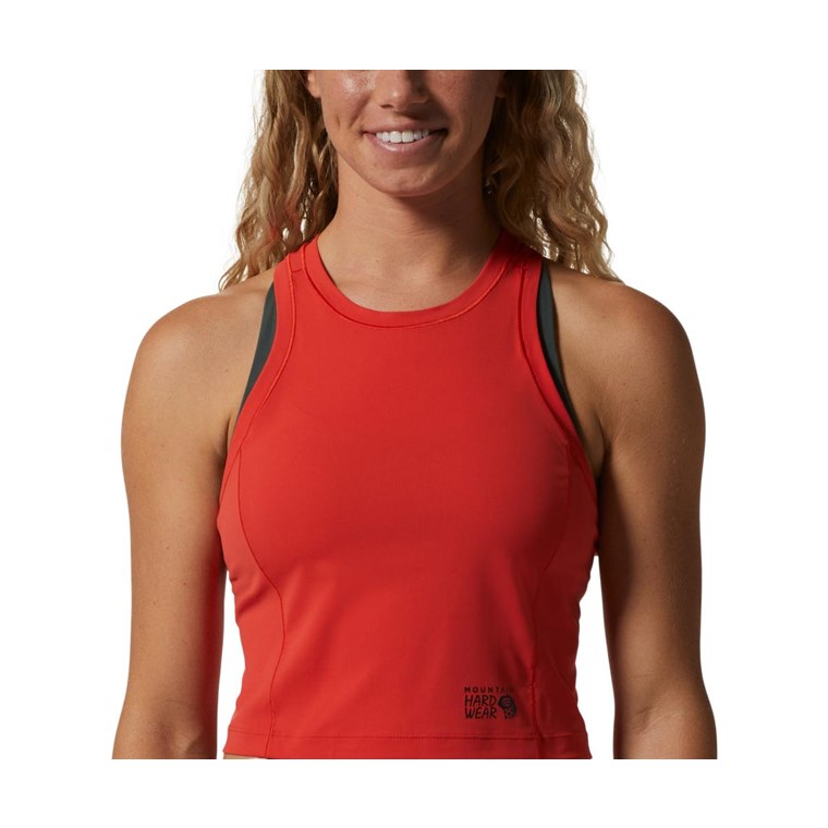 Mountain Hardwear Mountain Stretch Tanklette Women Summit Red