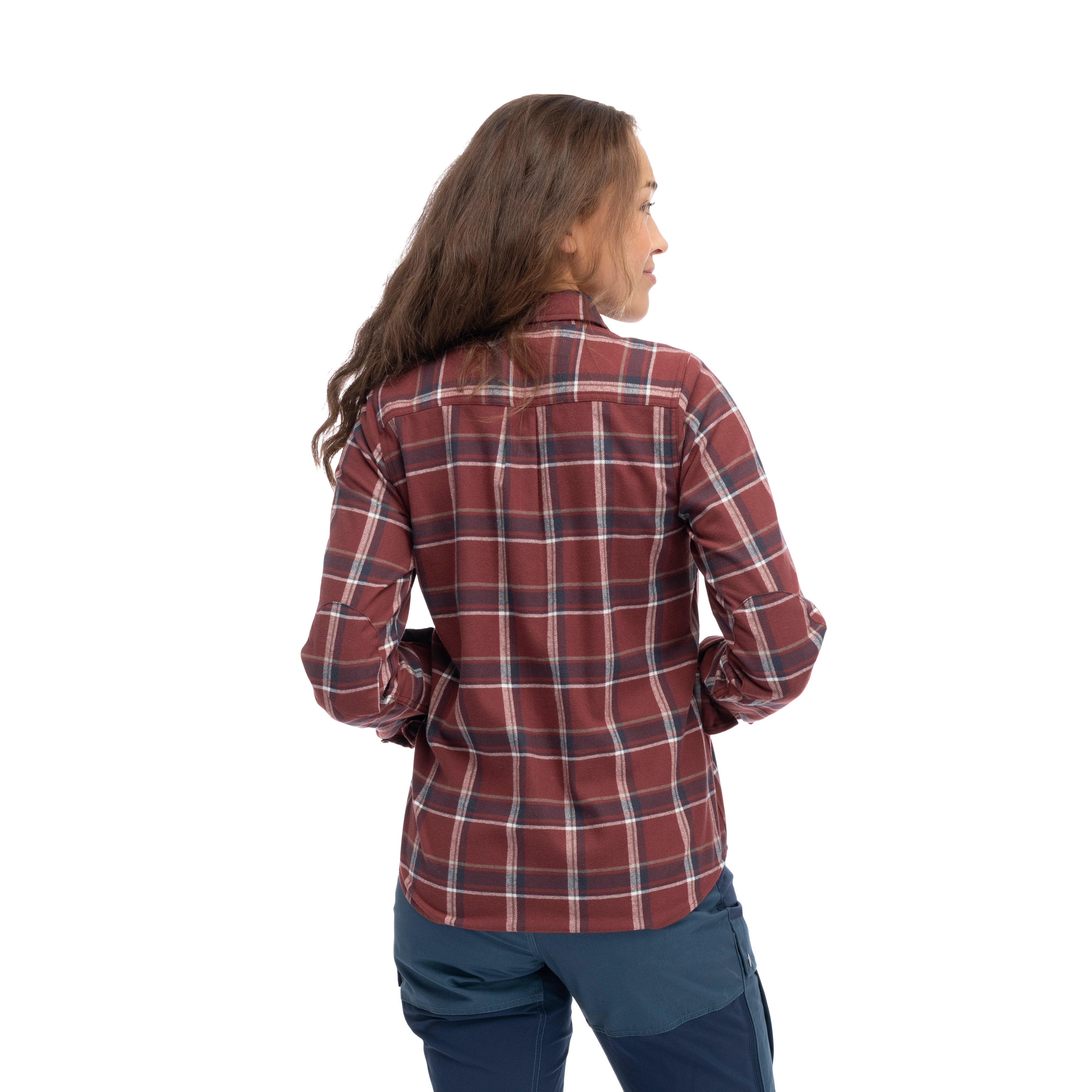 Tovdal W Shirt Amarone Red / Dark Shadow Grey Check