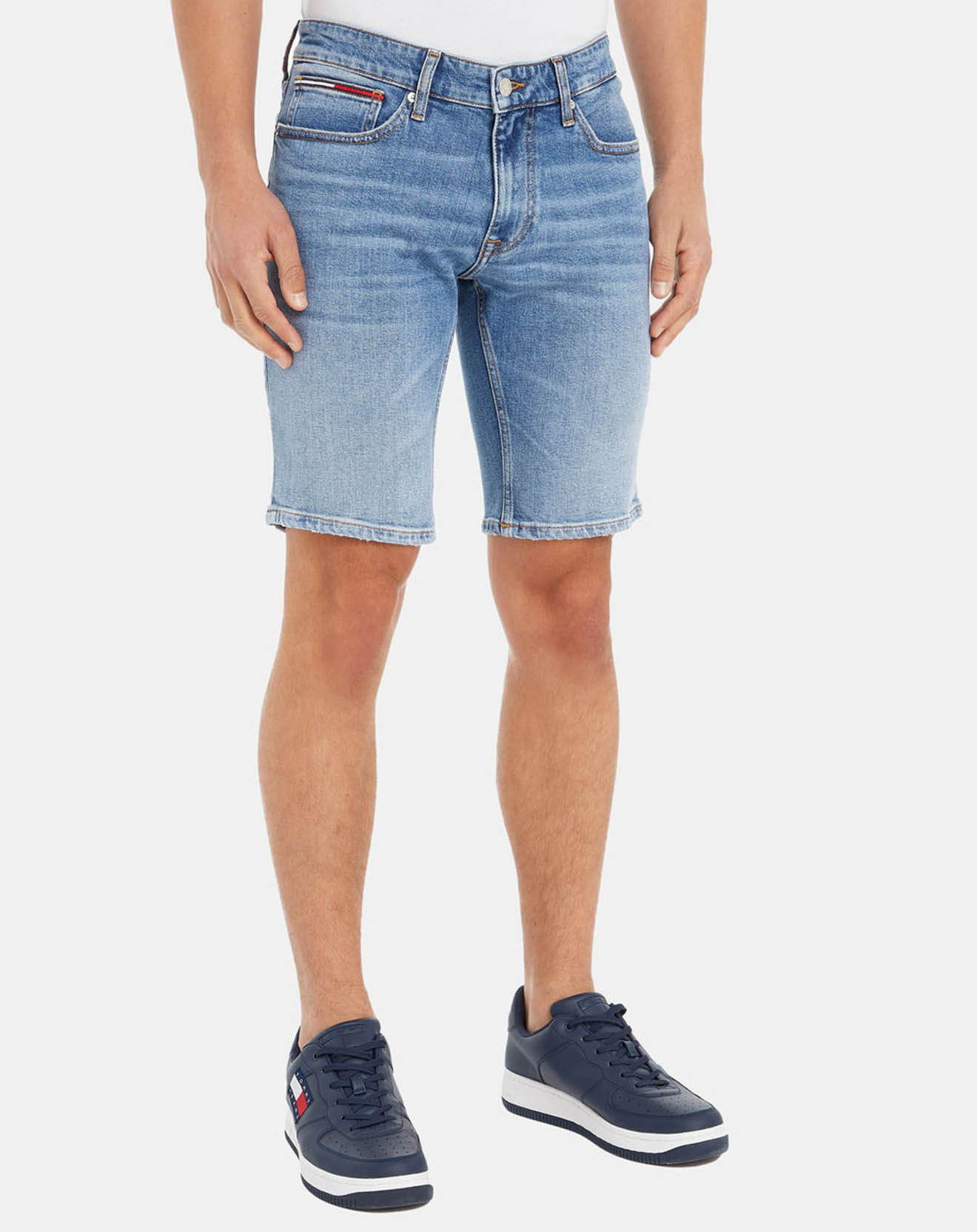 Tommy Jeans Bermuda en jean Scanton bleu