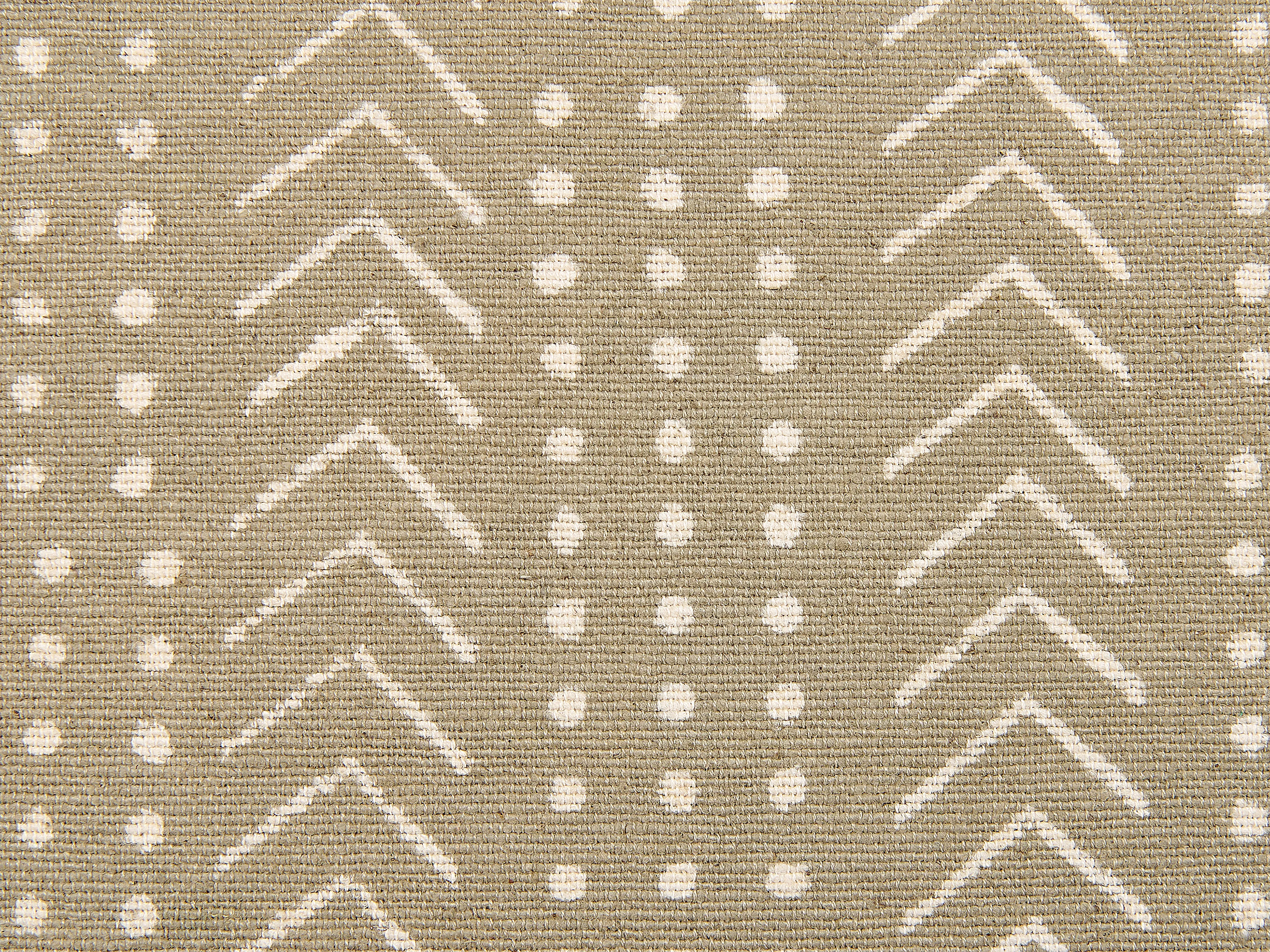 Sierkussen SENECIO Katoen 45 x 45 cm Beige geometrisch patroon