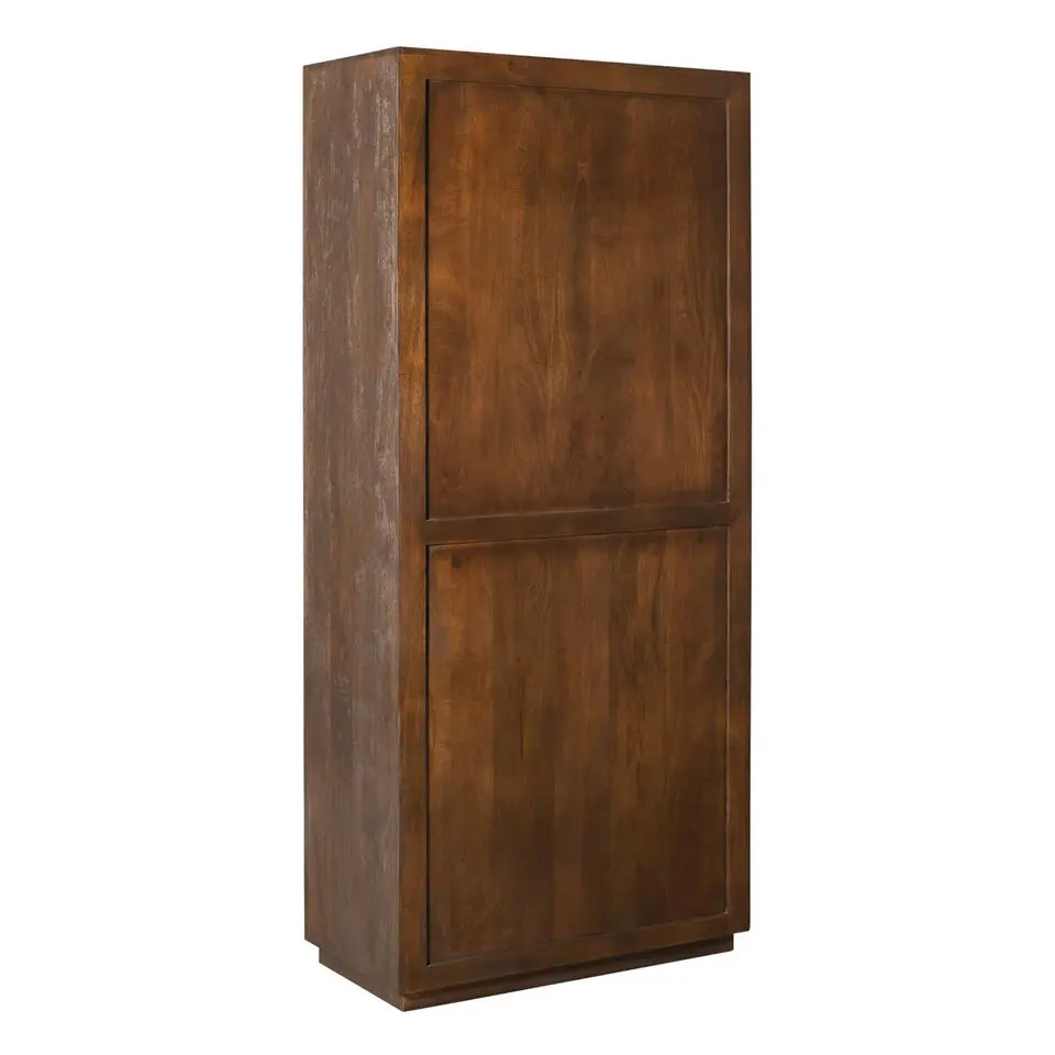 Boekenkast Bruin Hout - 90x45x200cm - Brussel