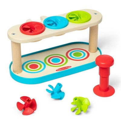 Melissa & Doug Match & Push Utviklingslekesett