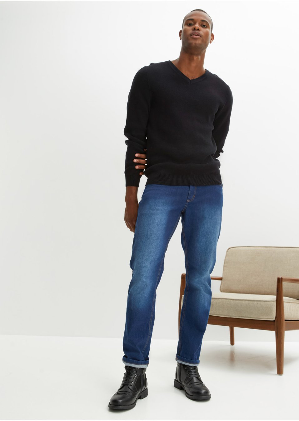 Pull avec col en V Essential