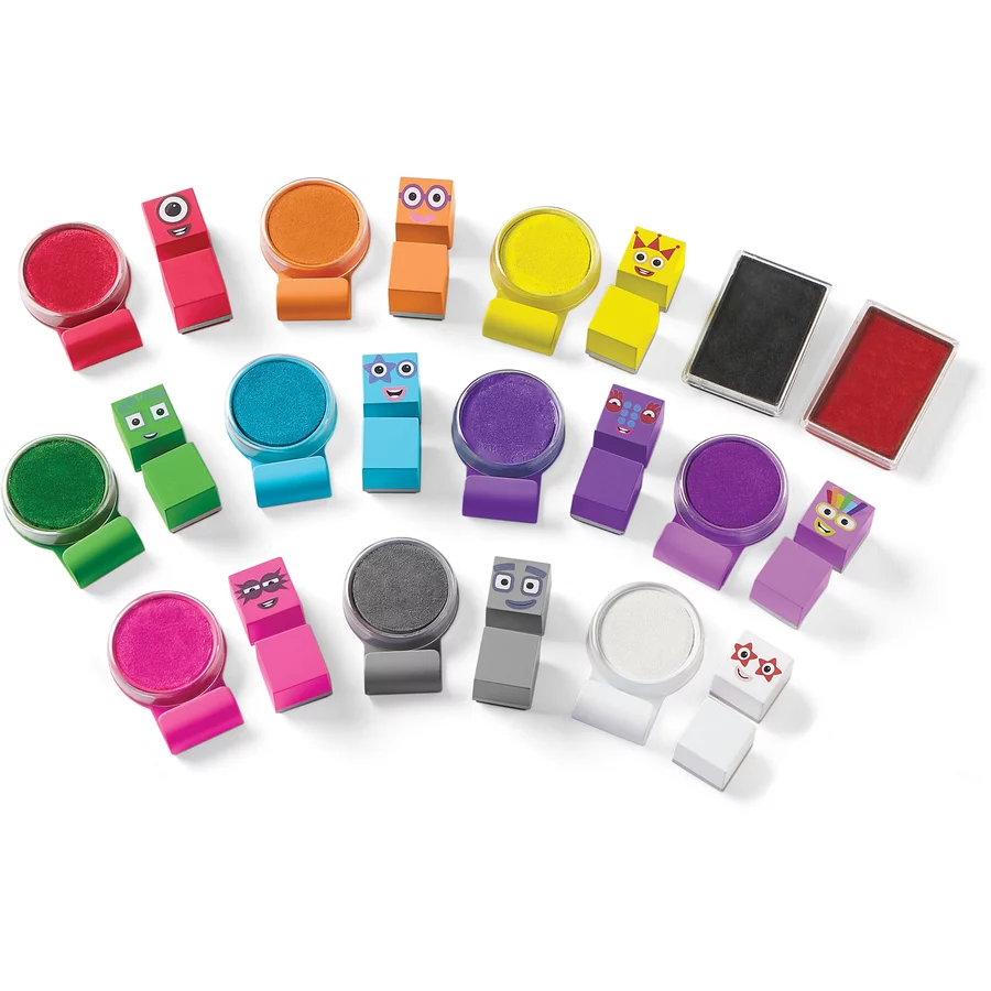 Learning Resources® Numberblocks Stampoline Park Stamp Activity Set