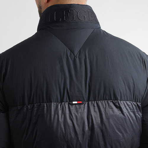 Doudoune Zippée Tech Sand Collar 7586 Bleu Marine