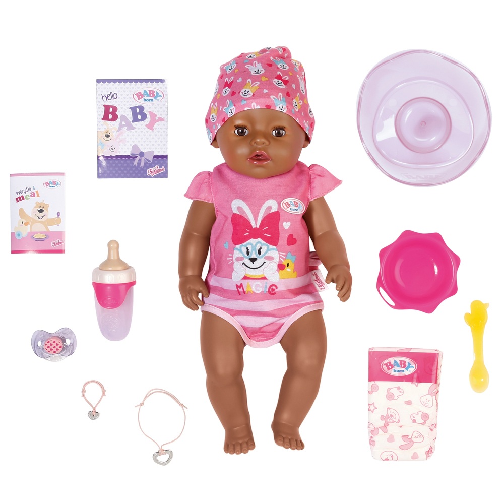 BABY born 43cm Magic Girl - Dunkelrosa Outfit