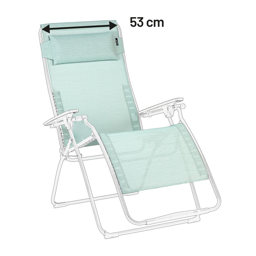 Relaxliege Ersatzteilset XL - 53 cm Rsx XL/Futura XL Batyline® Duo Blau Mistral Blue