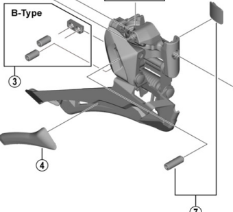 Shimano Slidplade Til Forskifter