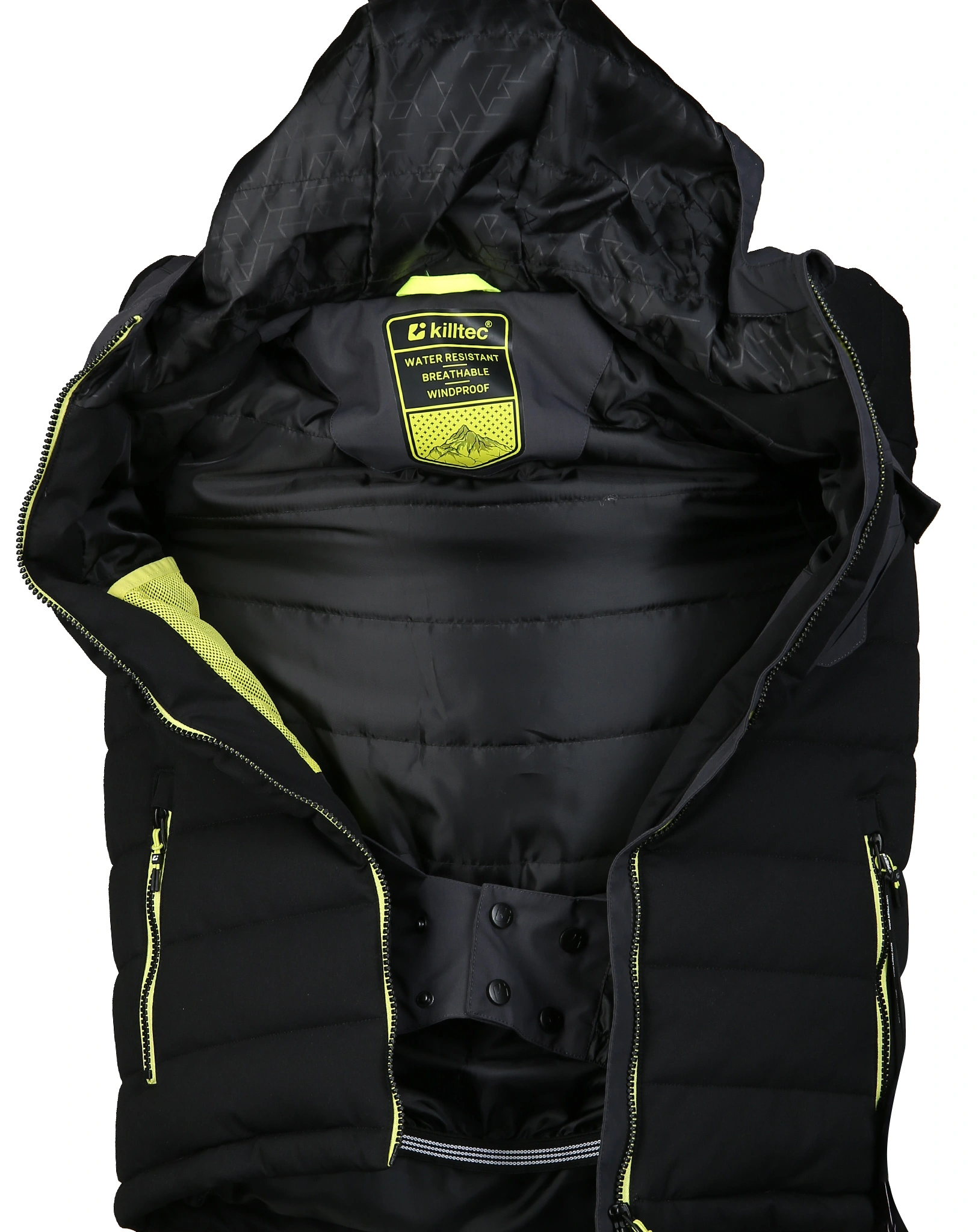 Steppjacke KSW 123 BYS SKI in schwarz
