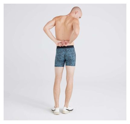 Boxer Saxx Quest Quick Dry Mesh Noir/Bleu