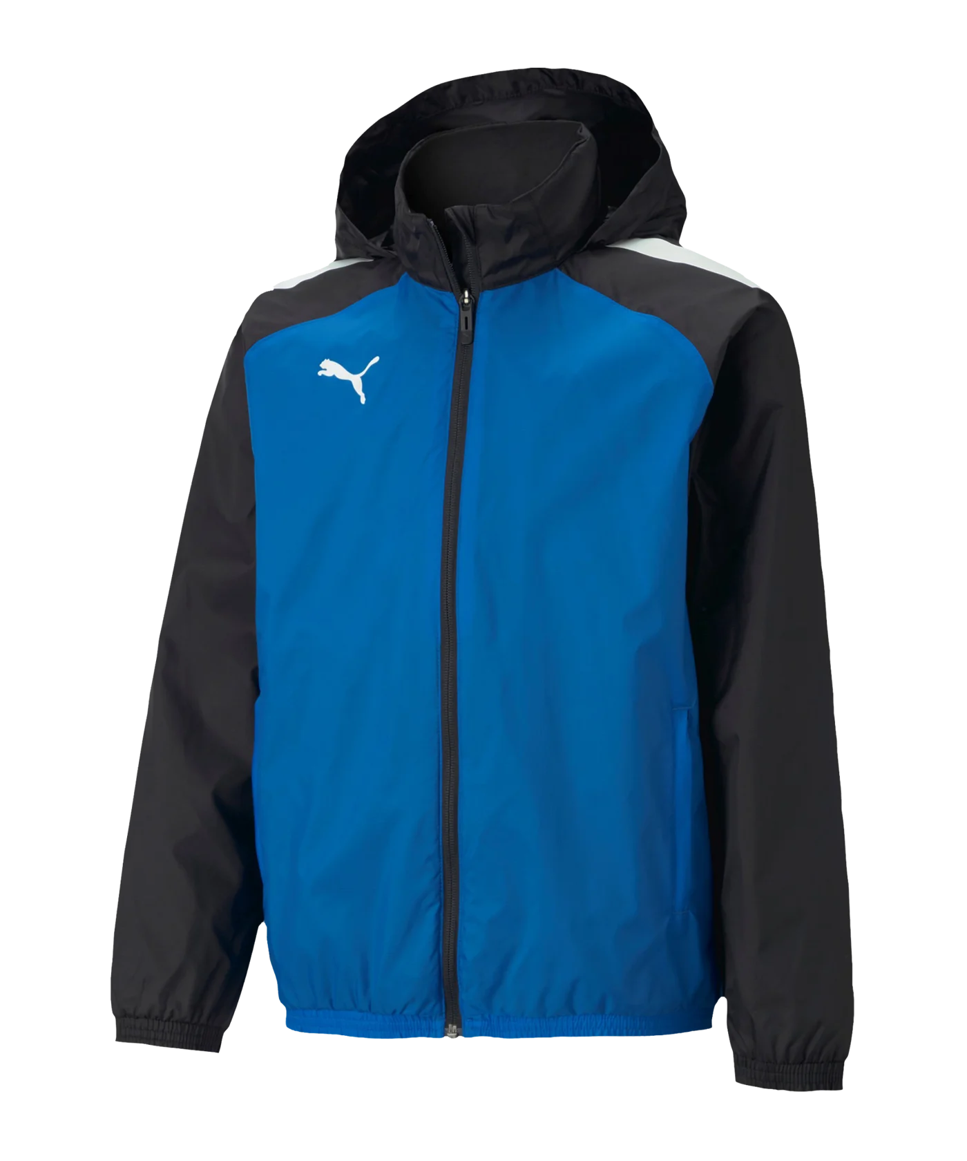 PUMA teamLIGA Allwetterjacke Kids Blau F02