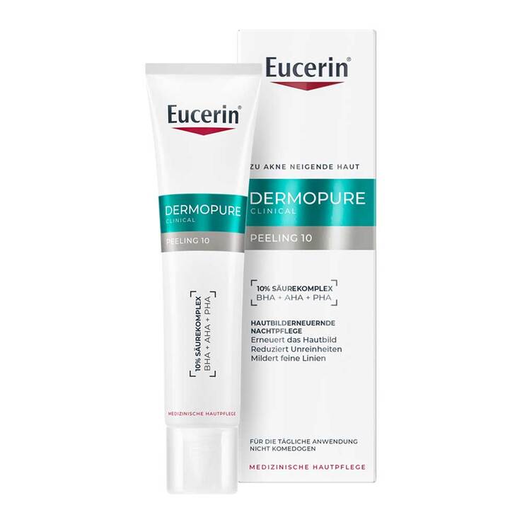 Eucerin Dermopure Clinical Peeling 10 Nachtcreme, 40 ml