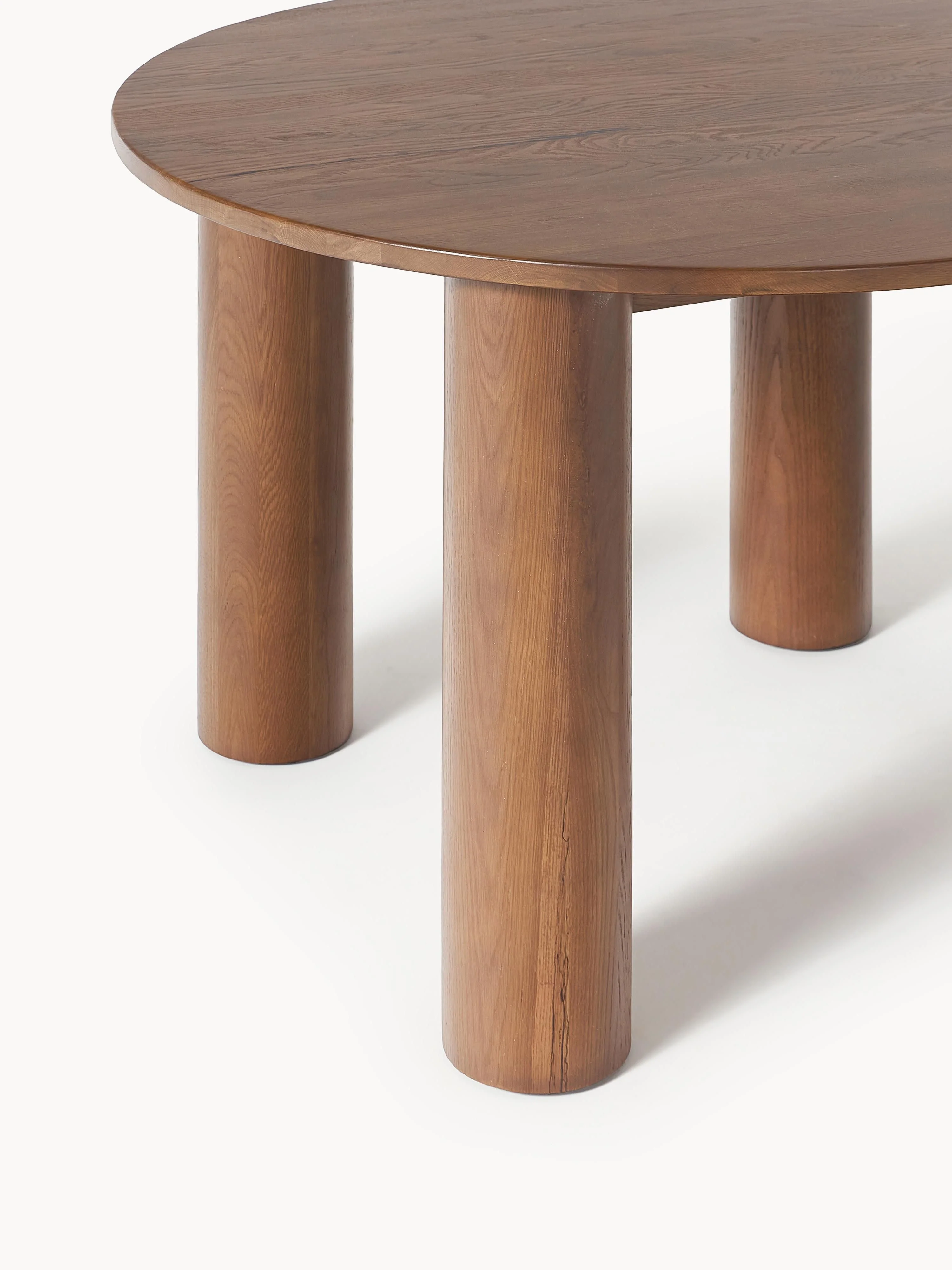 Ronde eettafel Ohana van eikenhout, in verschillende formaten