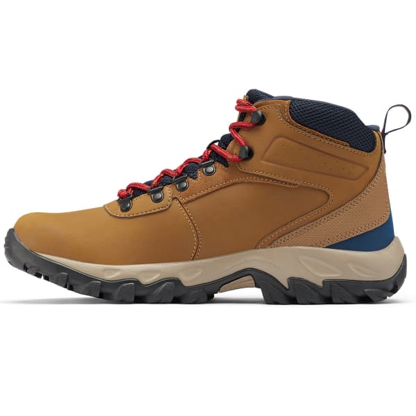 Chaussure de randonnée mid COLUMBIA NEWTON RIDGE PLUS II WP LIGHT BROWN, RED VELVET