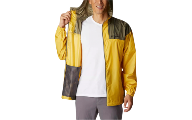 Columbia Flash Challenger Windbreaker Herren Jacke golden
