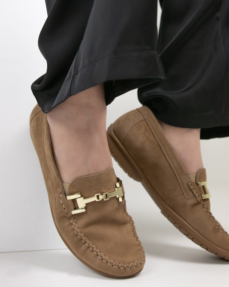 Sioux Cortizia Velour Mocassins & loafers  - bruin