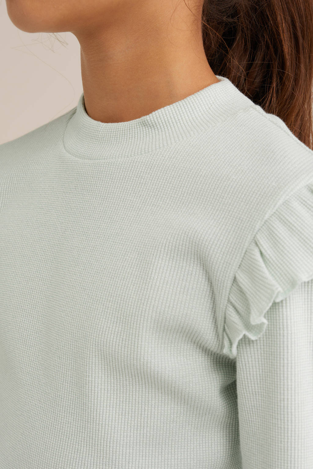WE Fashion longsleeve groen