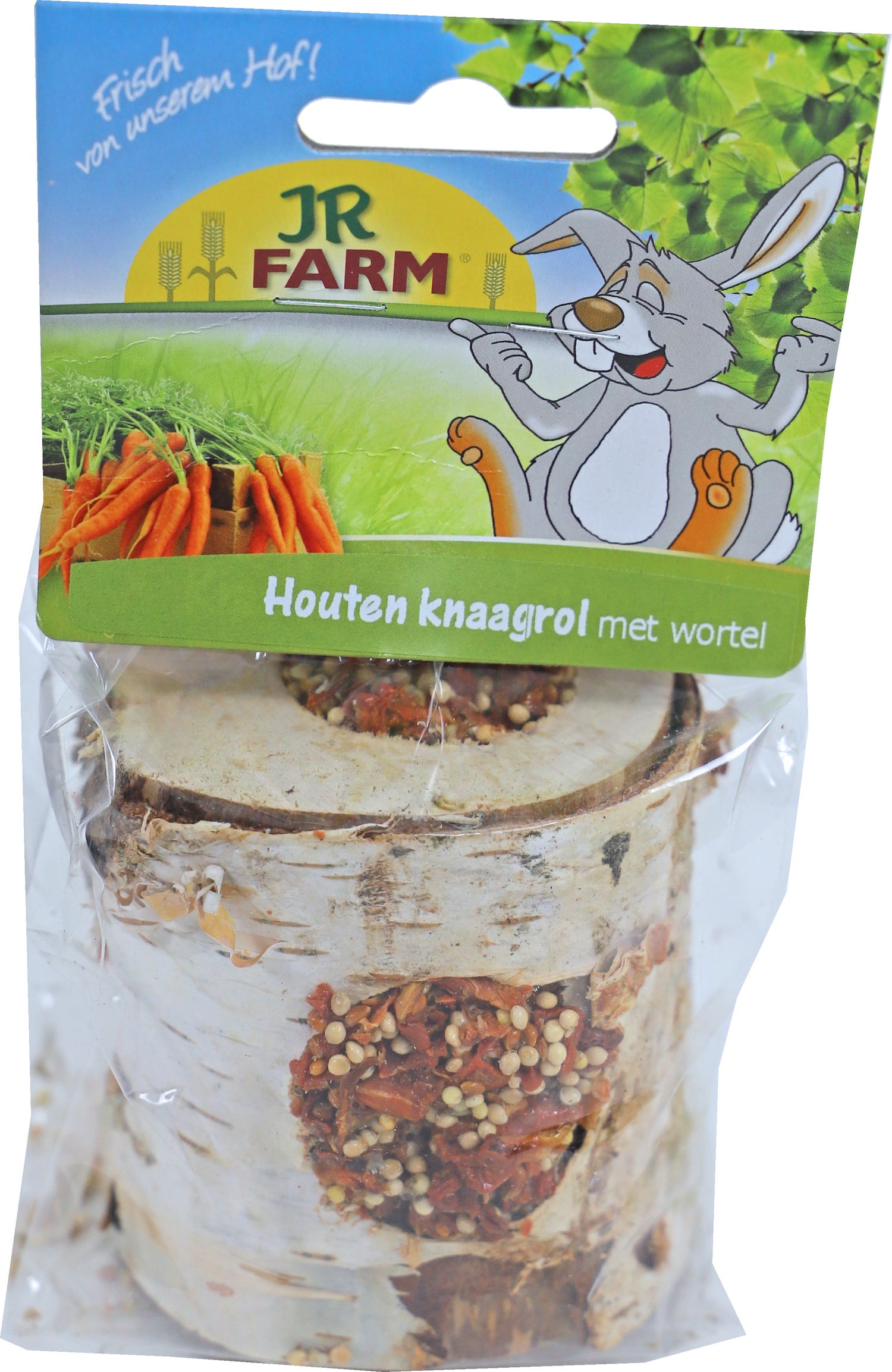 JR Farm Knaagrol Hout Met Wortel 150 g