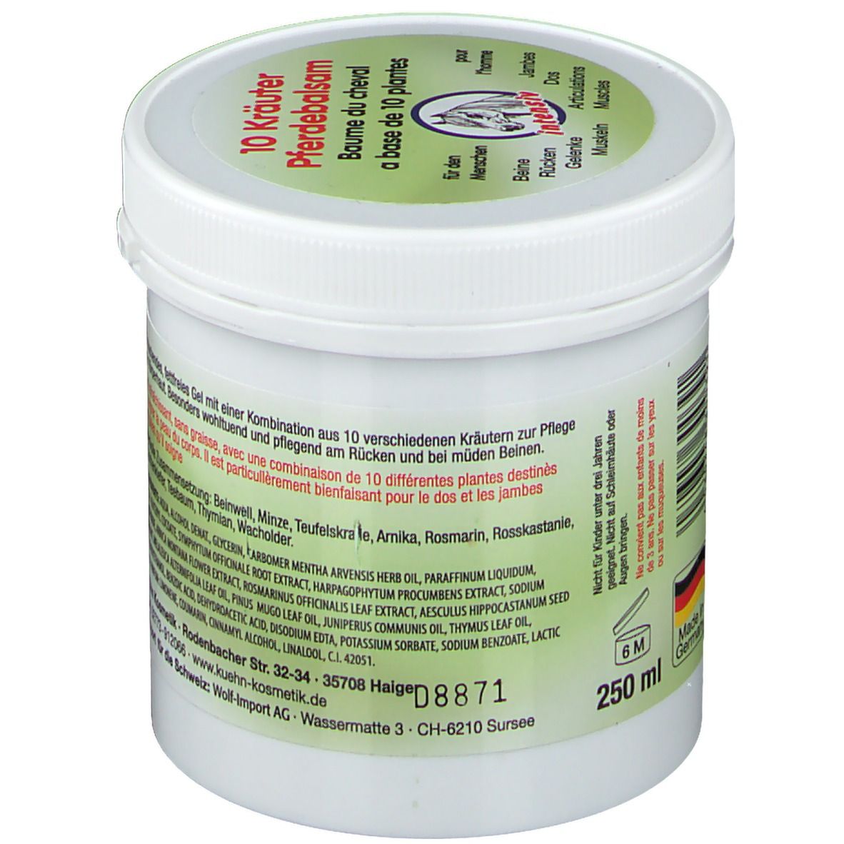 Dr. Sachers 10 Kräuter Pferdebalsam