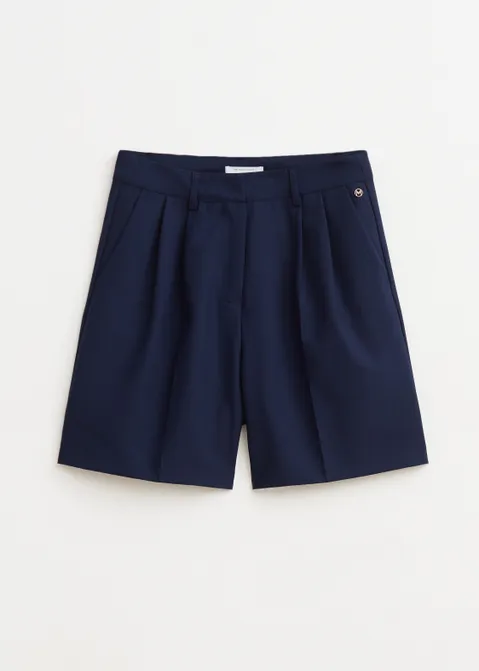 Bermuda twill short blauw (BLW.D)