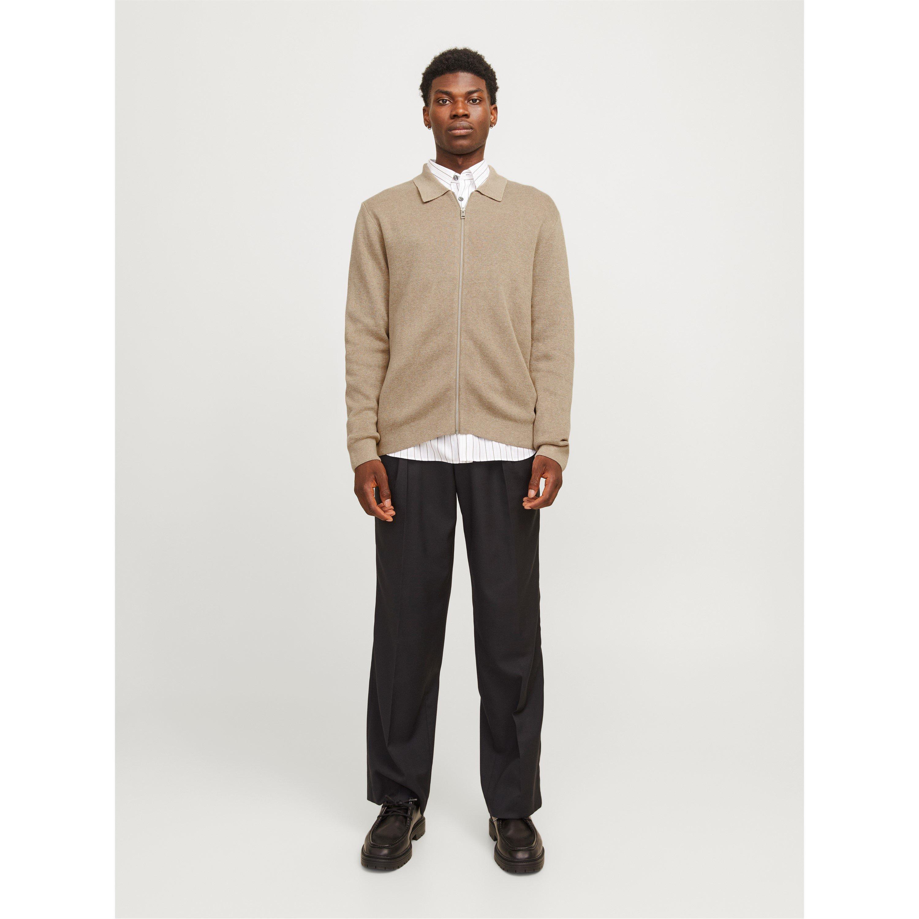 Jack and Jones JJ Stitch Knit Cardigan Mens