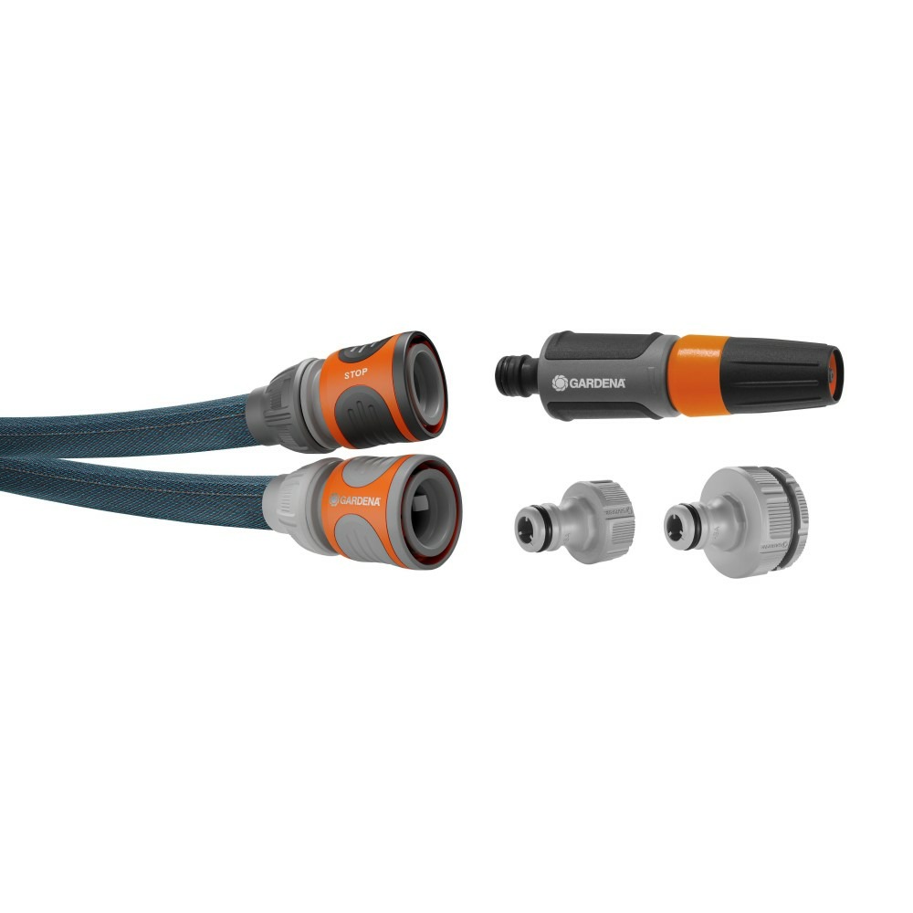 Kit tuyau liano™xtreme 25m, ø 13mm + pièces gardena system - ultra résistant