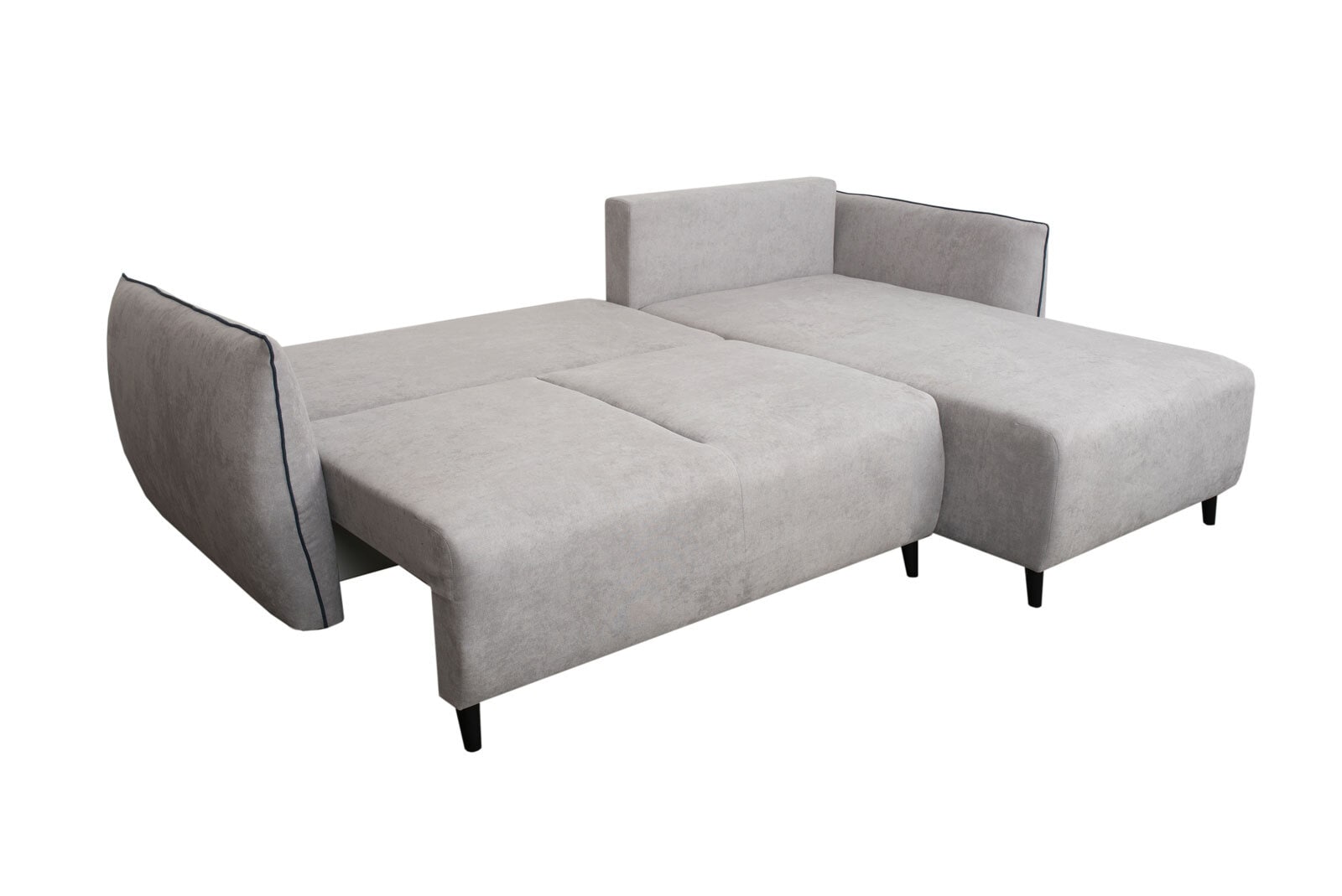 Ecksofa Firenze 257x94x168 cm grau