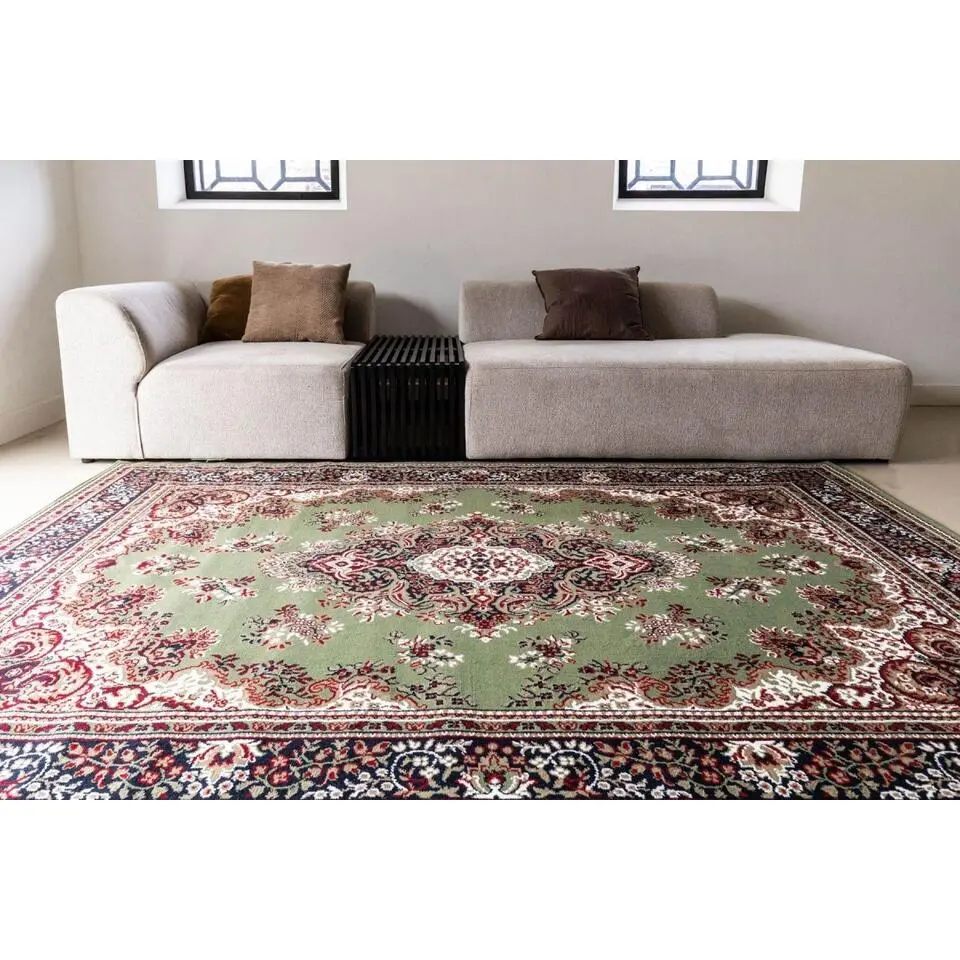 Interieur05 Eva Interior vintage Vloerkleed nain Perzisch Groen - 80 x 150 cm