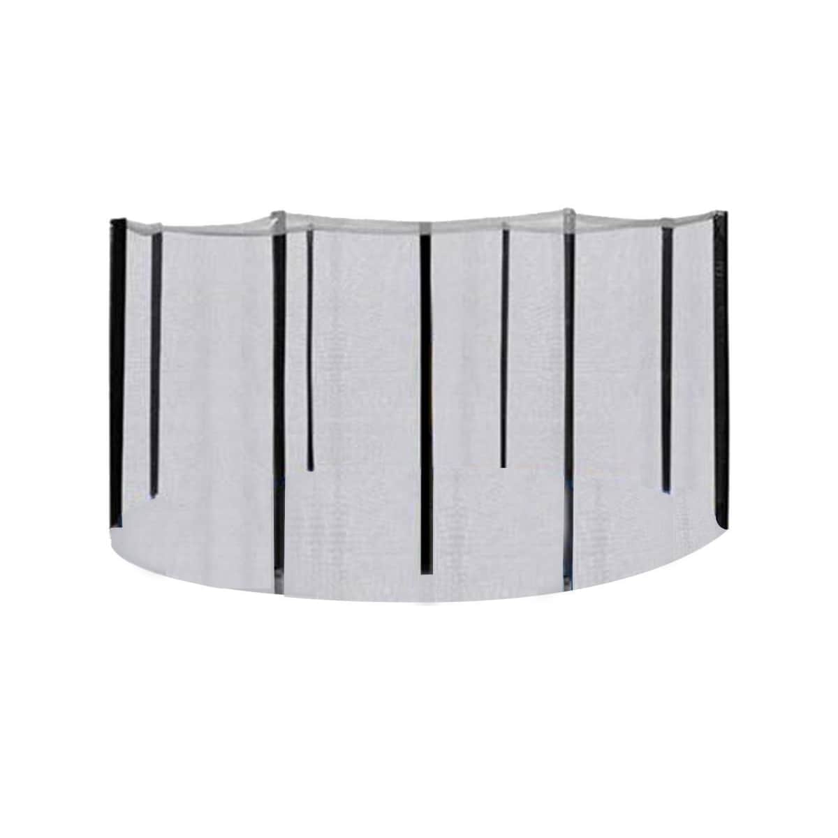 Kapsling for D426cm trampoline, med stenger, sort