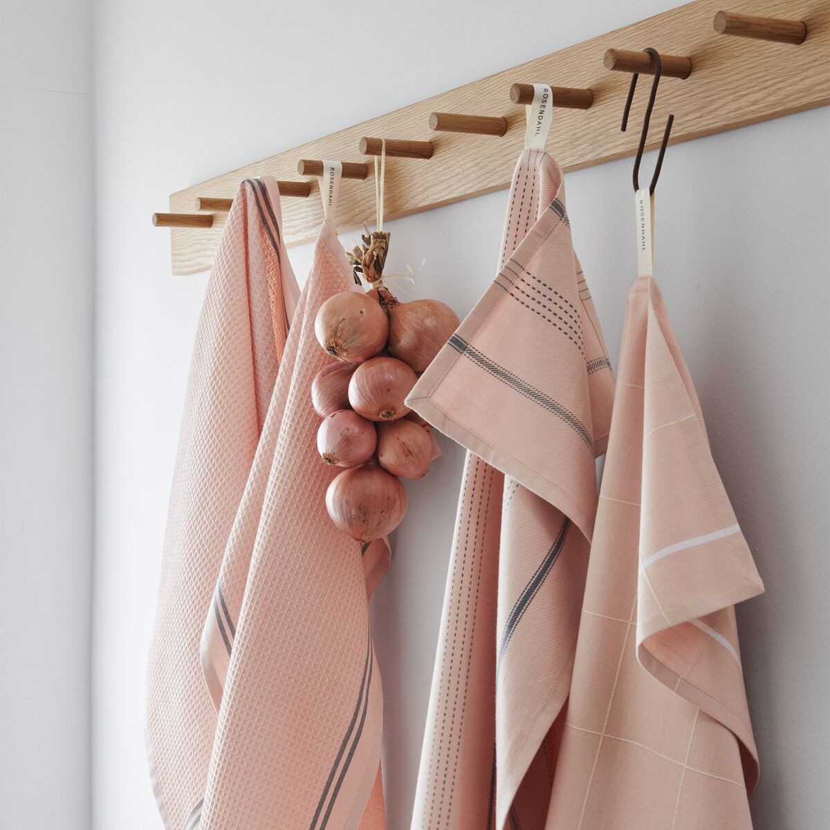 Beta kjøkkenhåndkle, blush