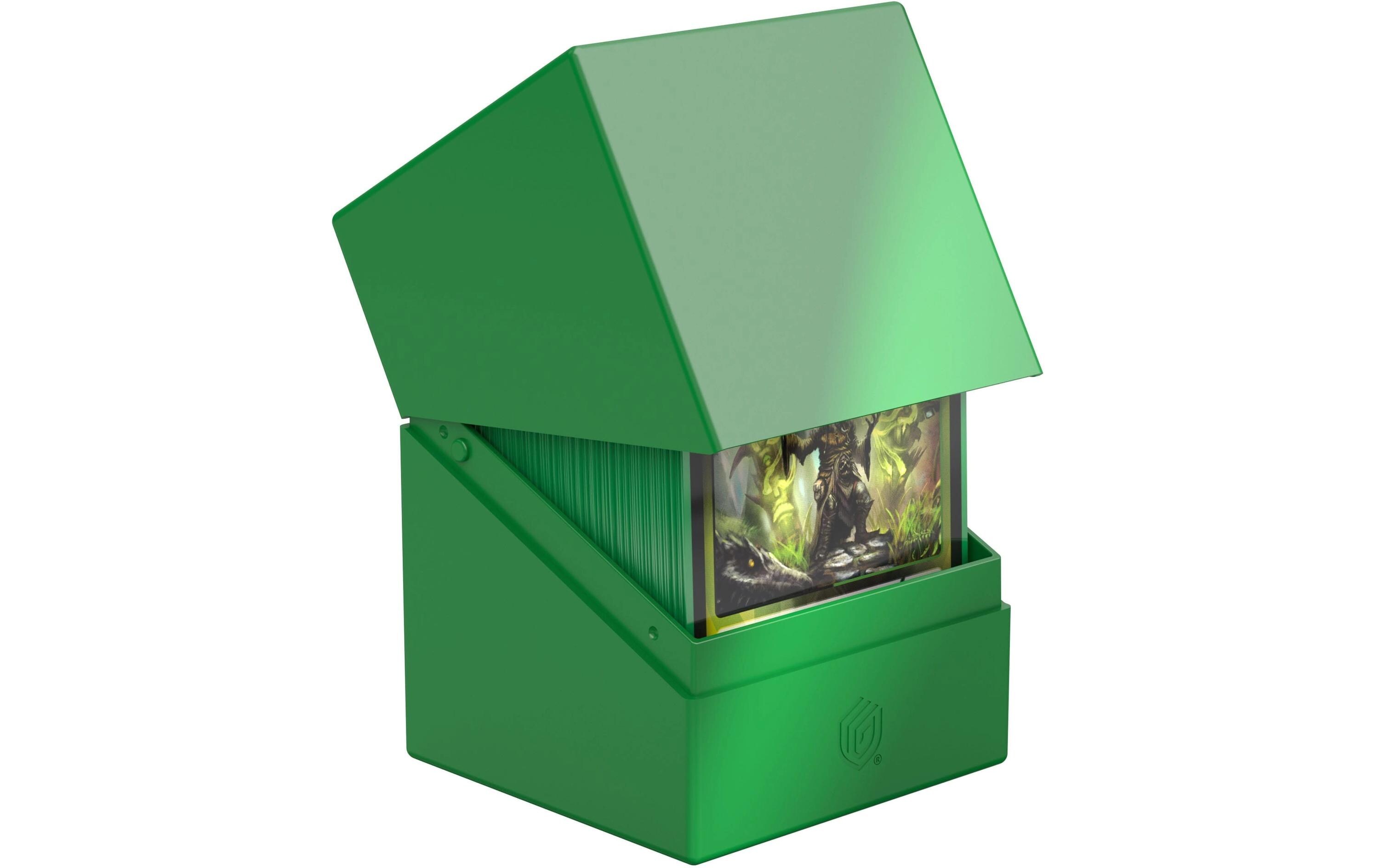 Kartenbox Boulder Deck Case 100+ Solid GrünHochwertige Aufbewahrungsbox für Karten der Standardgrösse