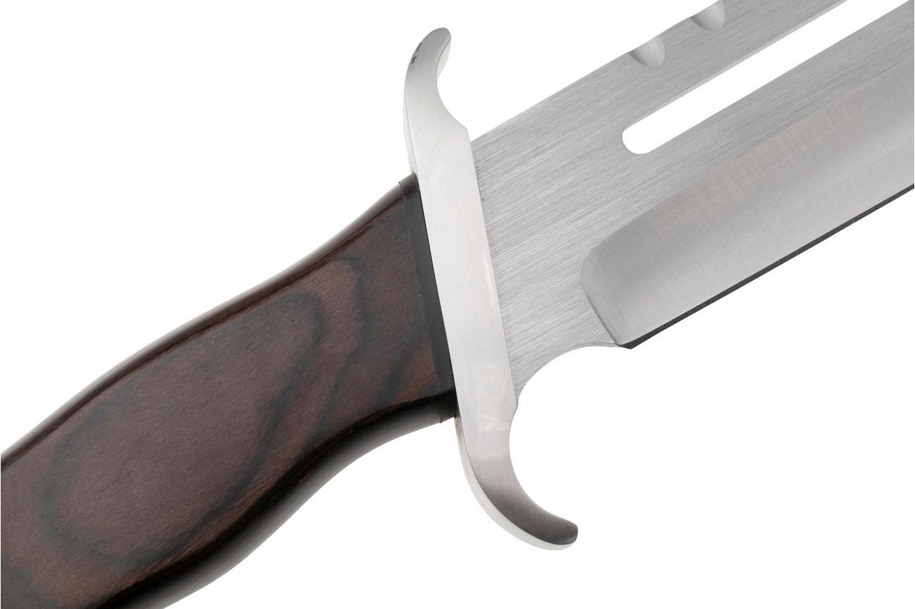 Rambo Rambo 3 9425 Signature Edition met houten handgreep, vaststaand mes