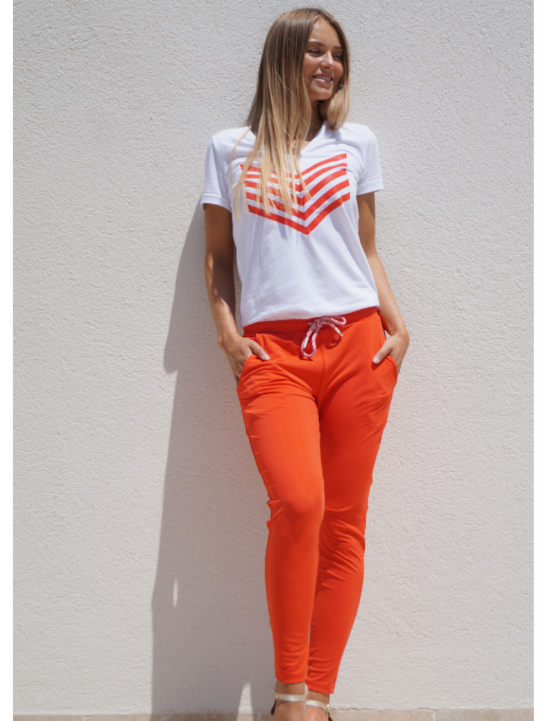 HBT PANTALON CRUZ ESSENTIEL CORDON CORAIL