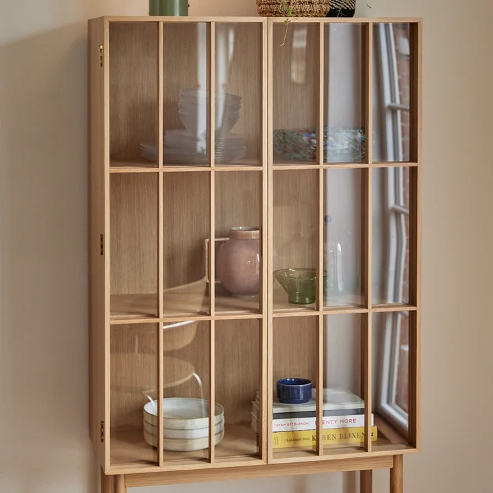 Hübsch Interior - Shoji Kabinet, H 90 cm, Eiche