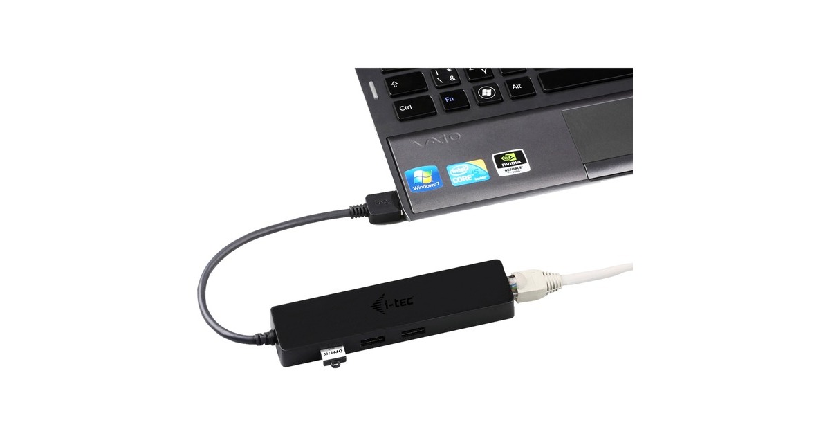 i-tec3-Port USB 3.0 Slim + Gigabit LAN usb-hub