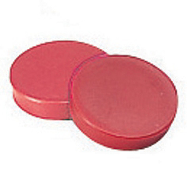 12 aimants ronds Ø 20 mm rouge