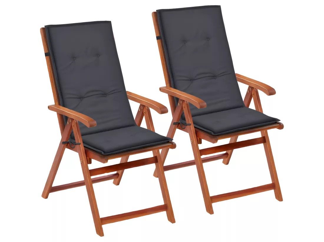 Lot de 2 coussins tissu 120 x 50 x 3 cm DEC021542