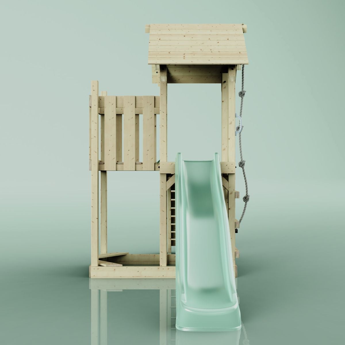 PolarPlay Tromso houten speeltoren in het groen,